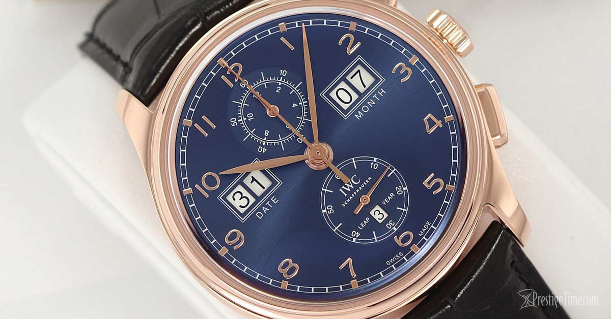 IWC perpetual calendar chronograph