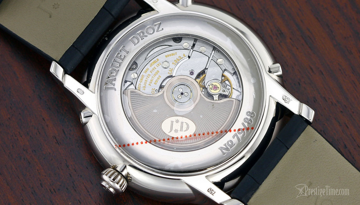 Jaquet Droz Astrale Perpetual Calendar Caseback