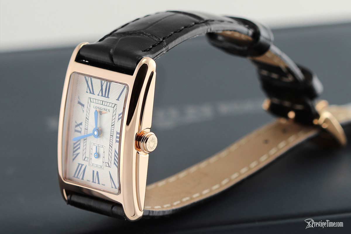 Longines DolceVita Quartz 20mm L5.255.8.71.0 crown