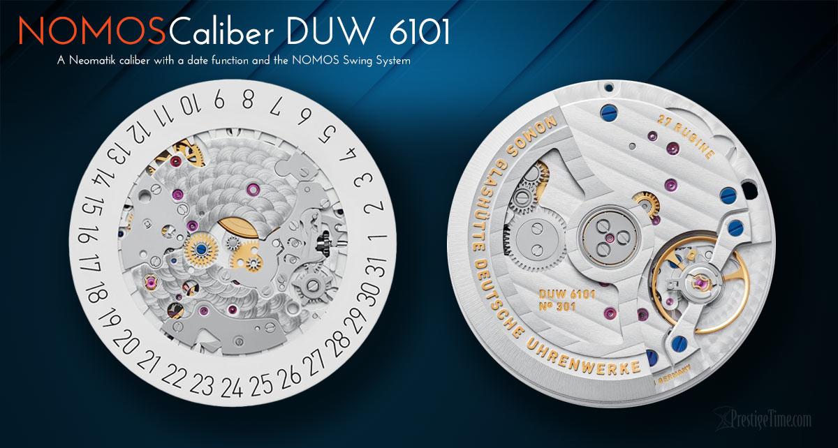 NOMOS DUW 6101 Automatic Movement NOMOS DUW-6101 Self-Winding Movement with Date Function