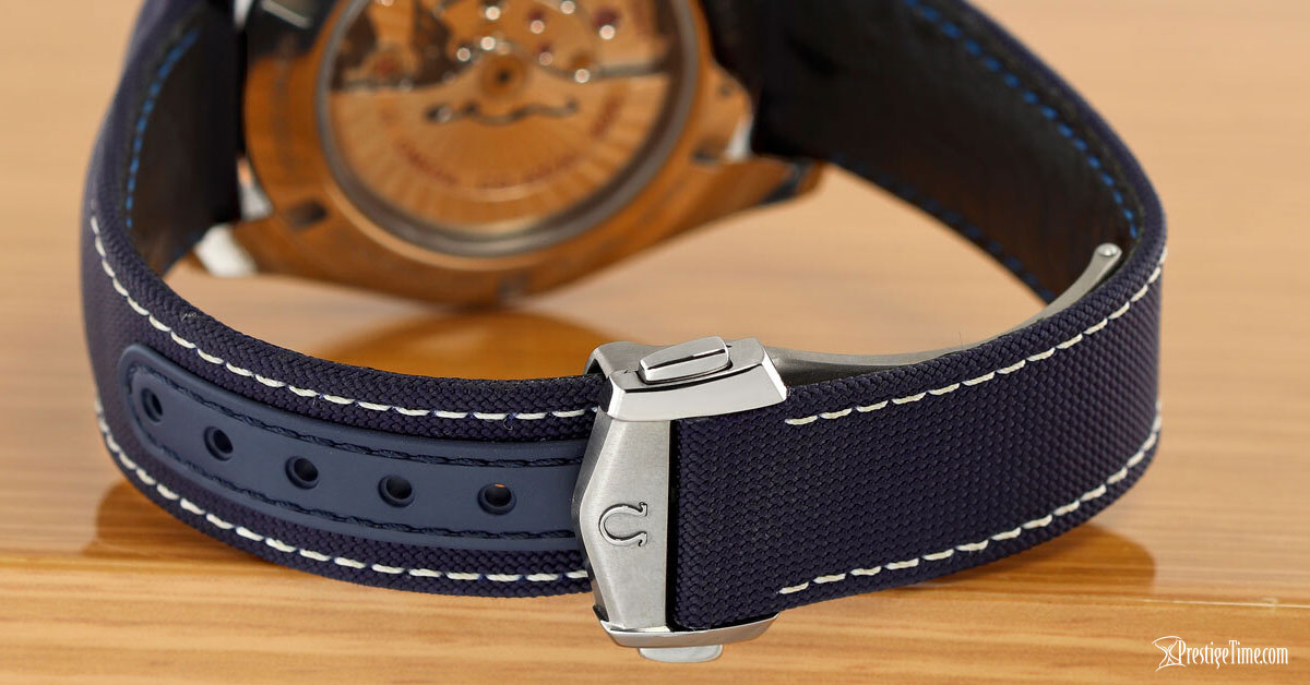 Omega Aqua Terra 150m GMT strap and buckle