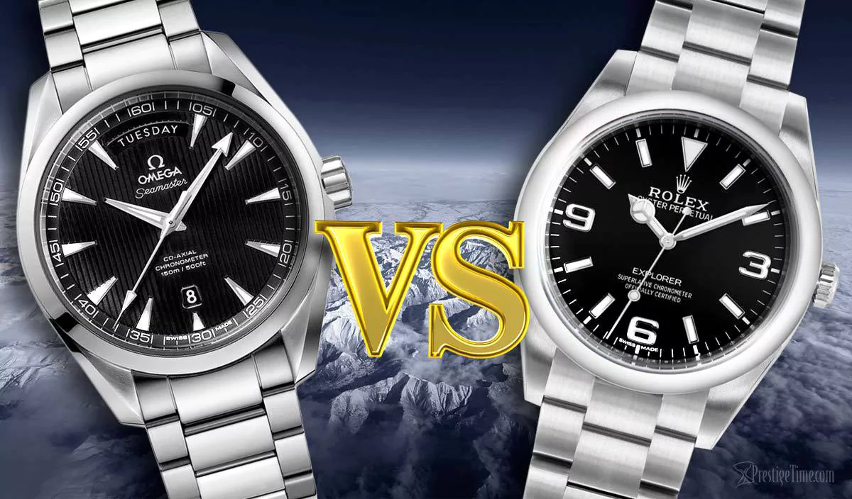 Omega Aqua Terra VS Rolex Explorer