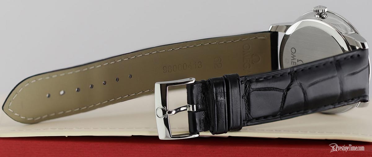 Omega Deville Prestige Power Reserve Co Axial Black Strap Review