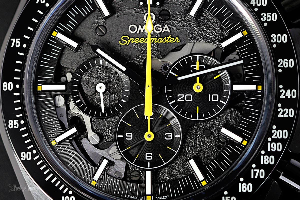 Omega Speedmaster Moonwatch Apollo 8 laser ablated dial