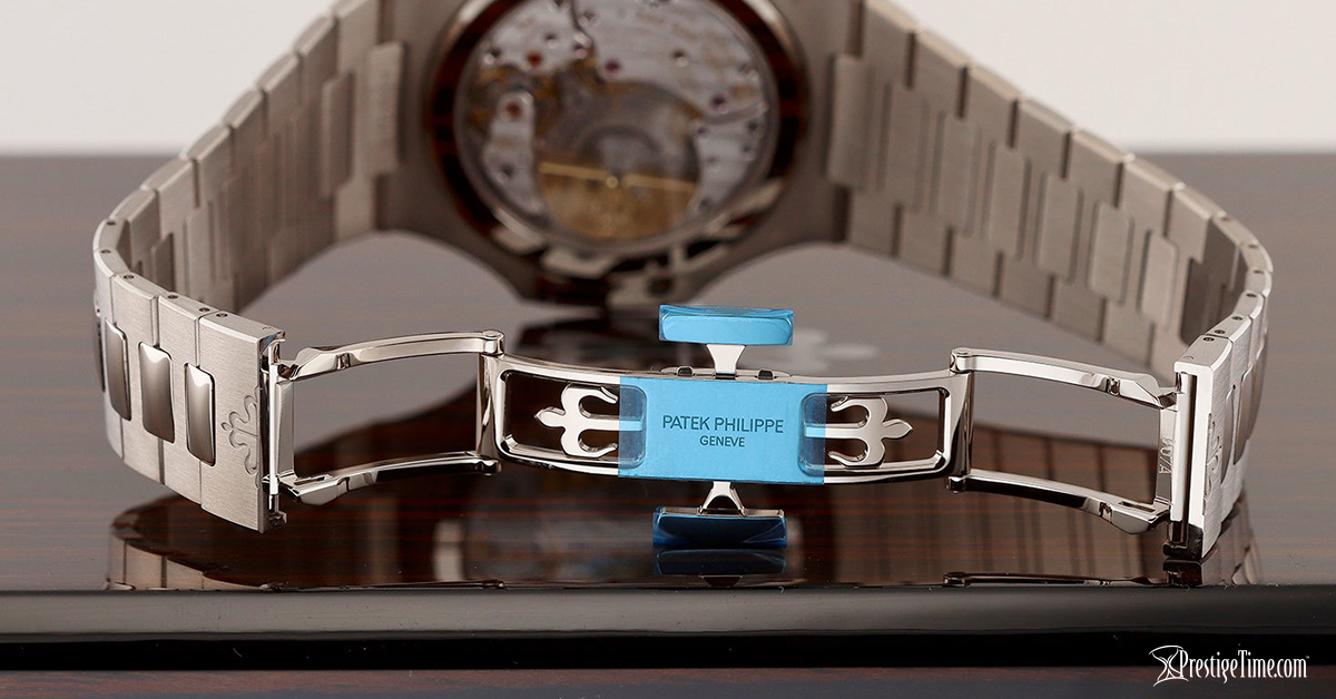 Patek Philippe Nautilus Perpetual Calendar 5740 1g 001 Clasp Open