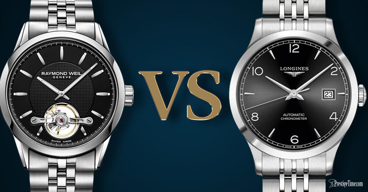 Raymond Weil VS Longines