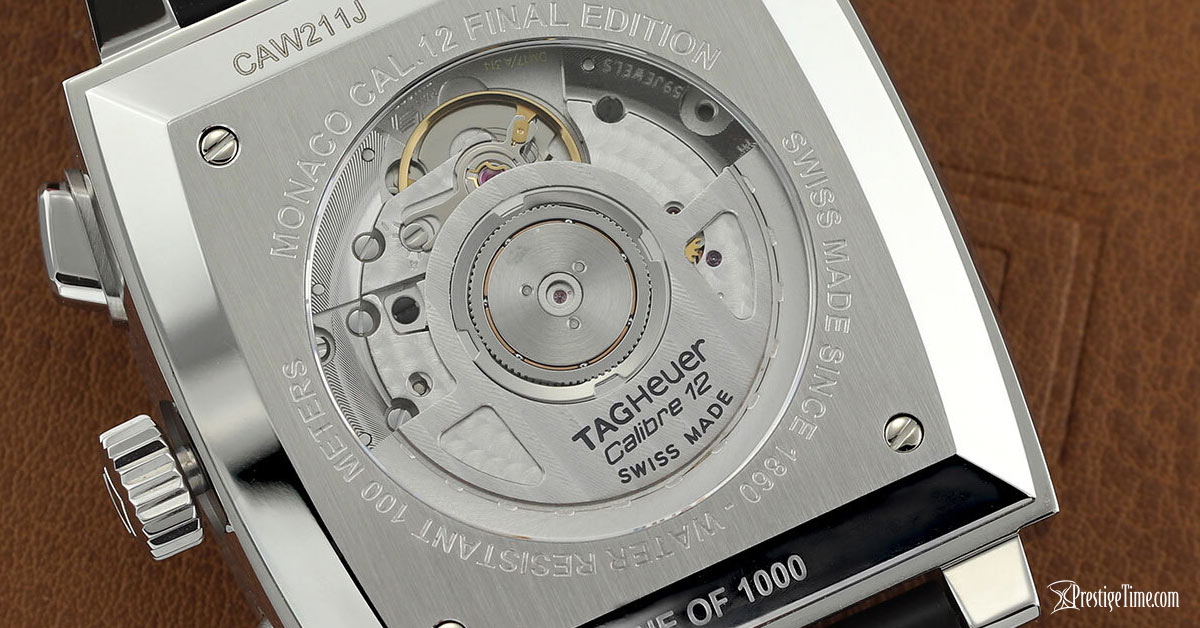 Tag Heuer Monaco Calibre 12 Final Edition Movement