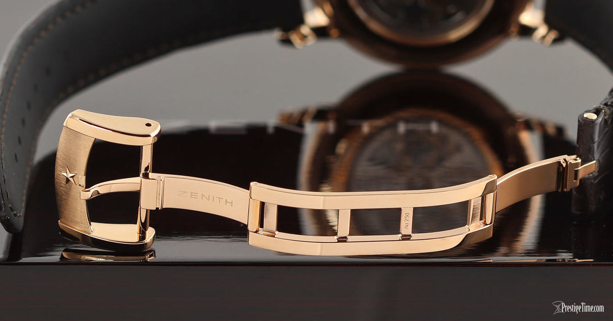 Zenith Elite Chronograph Classic deployant buckle