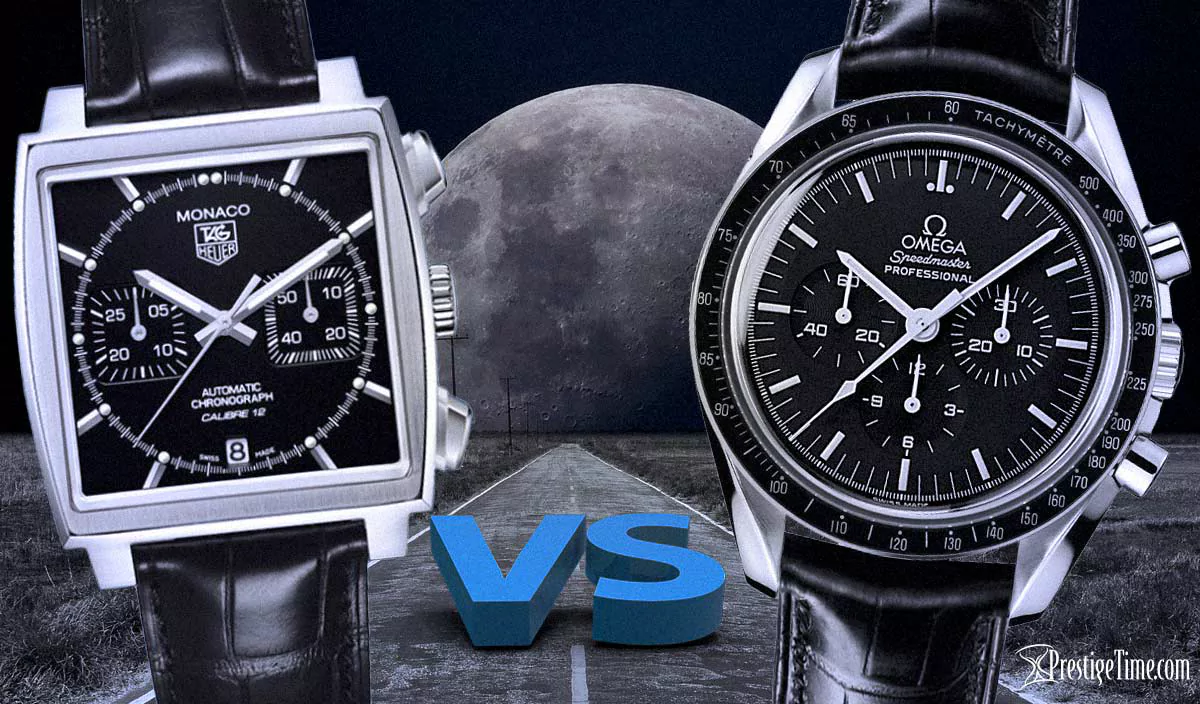 TAG Heuer Monaco VS Omega Speedmaster Professional