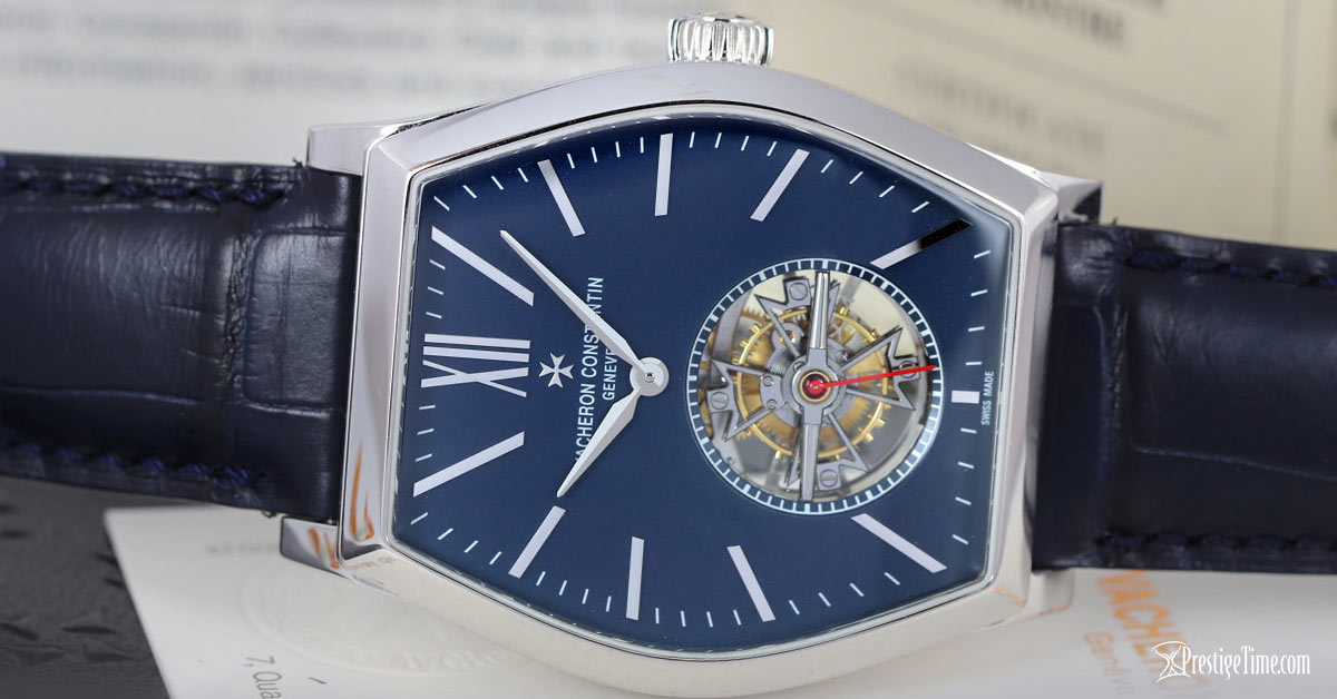 vacheron tourbillon blue dial
