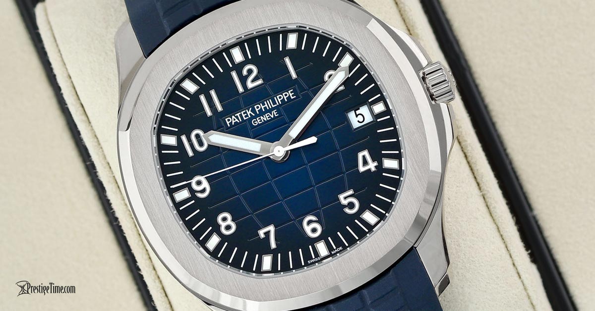 Patek Philippe Aquanaut Jumbo 20th Anniversary Edition 5168G 001 Dial
