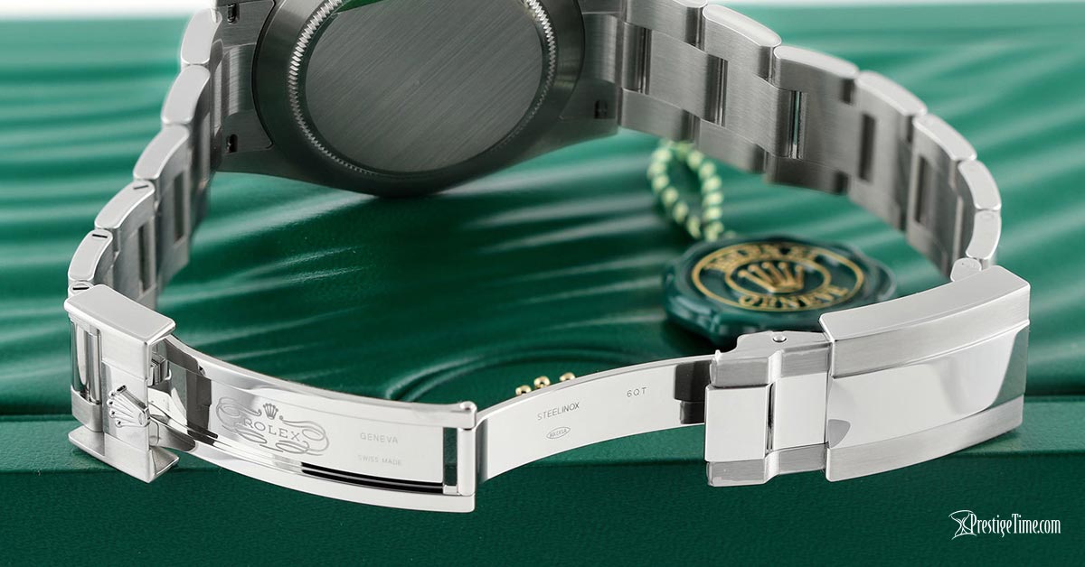 rolex daytona 116500ln black oysterlock buckle