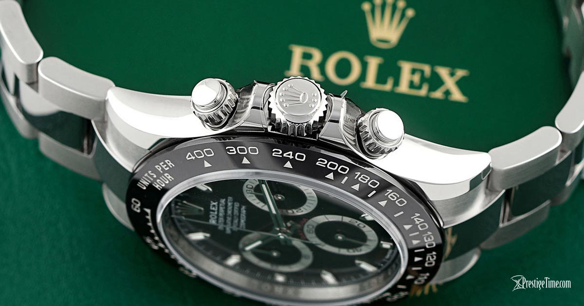rolex daytona 116500ln black pushers and crown