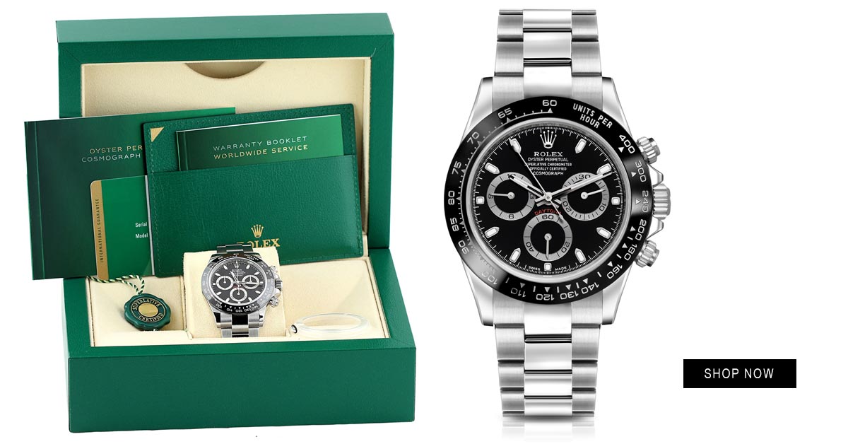 rolex daytona 116500ln black shop now